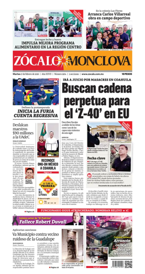 Cover of Zocalo Monclova