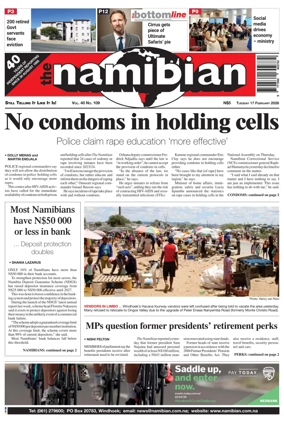 Cover of The Namibian