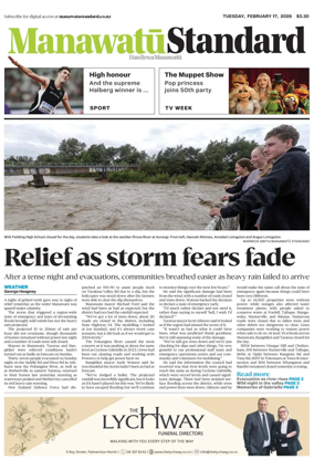 Cover of Manawatu Standard