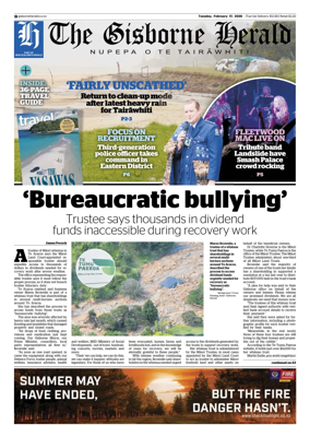 Cover of The Gisborne Herald