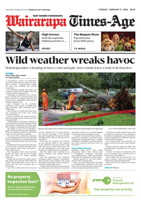 Cover of Wairarapa Times-Age (NZ)