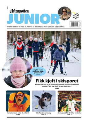 Cover of Aftenposten Junior