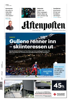 Cover of Aftenposten
