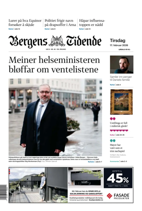 Cover of Bergens Tidende