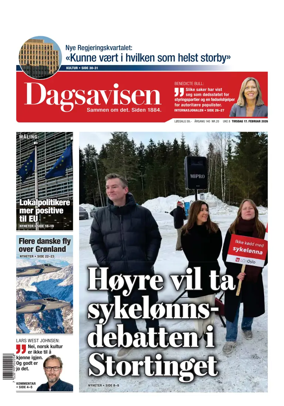 Cover of Dagsavisen