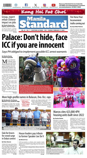 Cover of Manila Standard