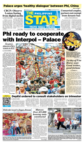 Cover of The Philippine Star