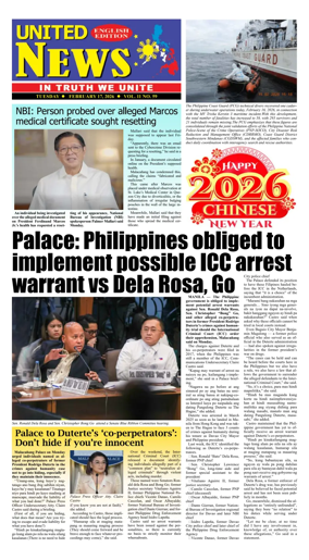 Cover of United News - English Edition