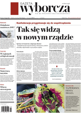 Cover of Gazeta Wyborcza