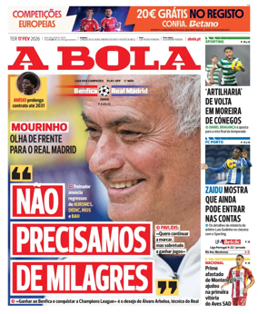 Cover of A BOLA (Portuguese)