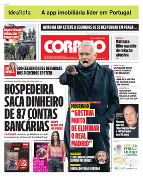 Cover of Correio da Manha