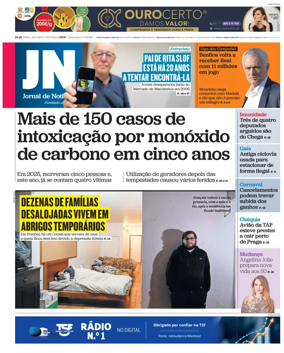 Cover of Jornal de Noticias