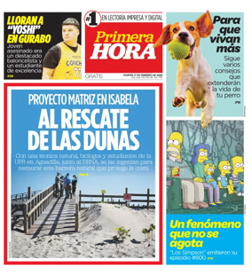 Cover of Primera Hora