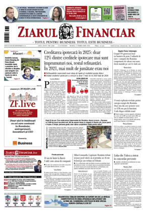 Cover of Ziarul Financiar