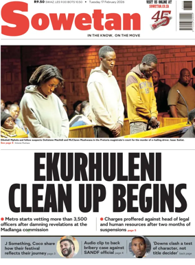 Cover of Sowetan