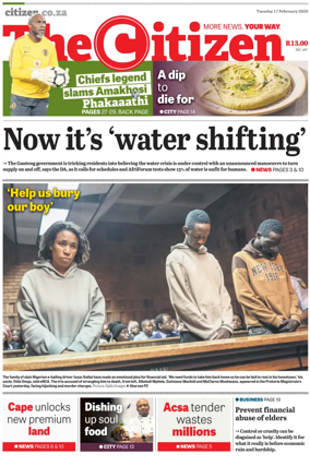 Cover of The Citizen (Gauteng)