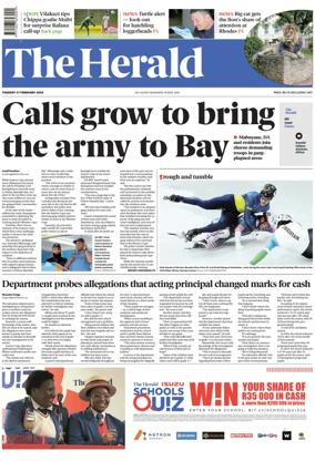 Cover of The Herald (South Africa)
