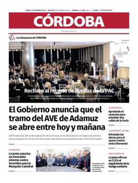 Cover of Diario Cordoba