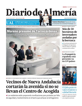 Cover of Diario de Almeria
