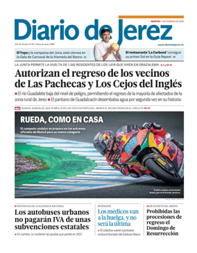 Cover of Diario de Jerez