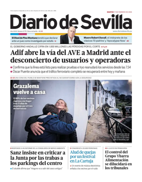 Cover of Diario de Sevilla