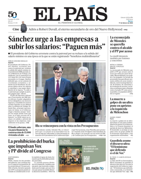 Cover of EL PAIS Catalunya
