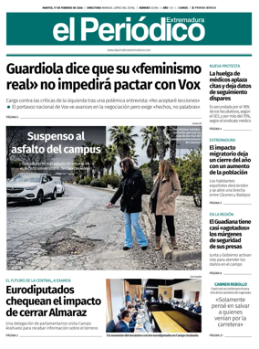 Cover of El Periodico Extremadura