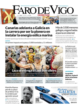 Cover of Faro de Vigo (Ourense)