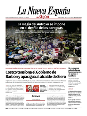 Cover of La Nueva Espana (Gijon)