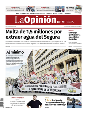 Cover of La Opinion de Murcia