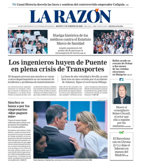 Cover of La Razon (Cataluna)