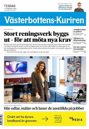 Cover of Vasterbottens-Kuriren