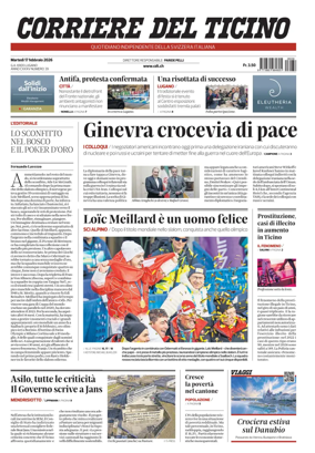 Cover of Corriere del Ticino