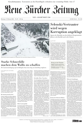Cover of Neue Zurcher Zeitung