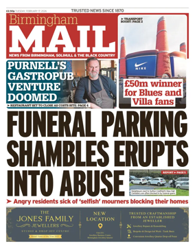Cover of Birmingham Mail