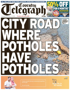 Cover of Coventry Telegraph
