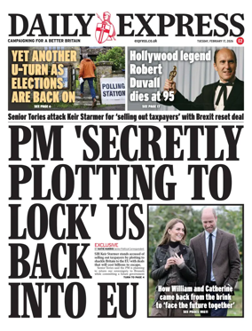 Cover of Daily Express