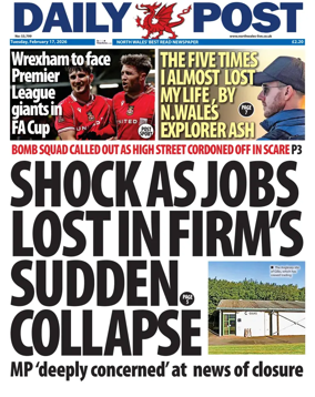 Cover of Daily Post (North Wales)