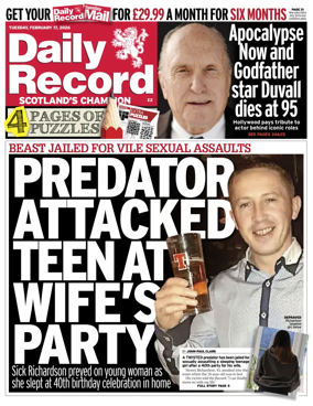 Cover of Daily Record