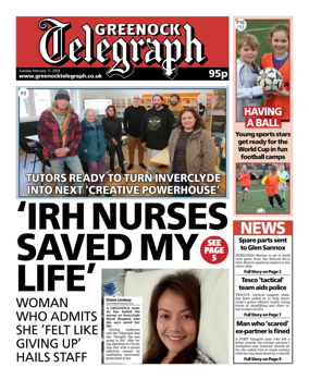Cover of Greenock Telegraph