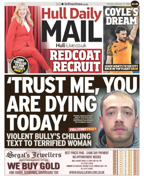 Cover of Hull Daily Mail
