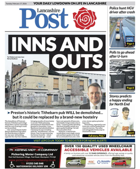 Cover of Lancashire Evening Post