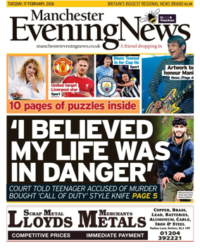 Cover of Manchester Evening News