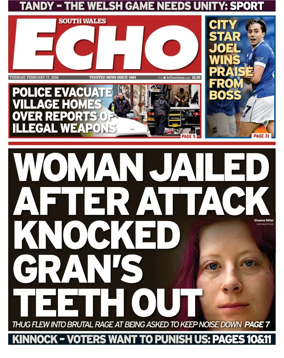 Cover of South Wales Echo