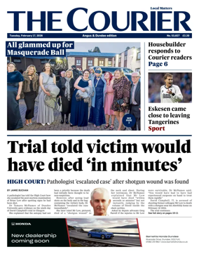 Cover of The Courier & Advertiser (Angus and Dundee)