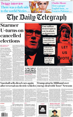 Cover of The Daily Telegraph