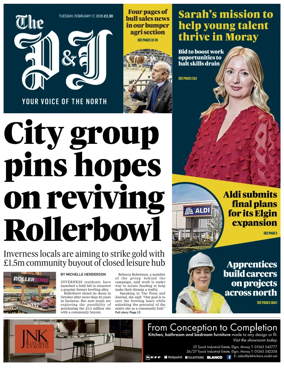 Cover of The Press and Journal (Inverness Highlands and Islands)