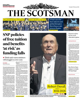 Cover of The Scotsman
