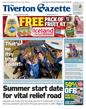 Cover of The Tiverton Gazette