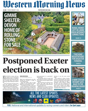 Cover of Western Morning News